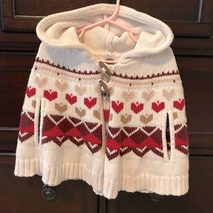 Girl’s Knit Poncho